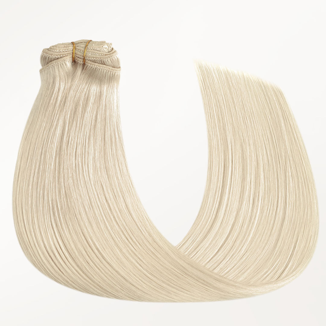 Platinum Blonde (60A) Classic Clip-Ins [Clearance]_100% Remy Human Hair.