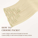 Platinum Blonde (60A) Classic Clip-Ins [Clearance]