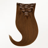 Copper (350) Classic Clip-Ins (120g-130g)-100% Remy Human Hair.
