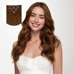 Copper (350) Classic Clip-Ins (120g-130g)-100% Remy Human Hair.