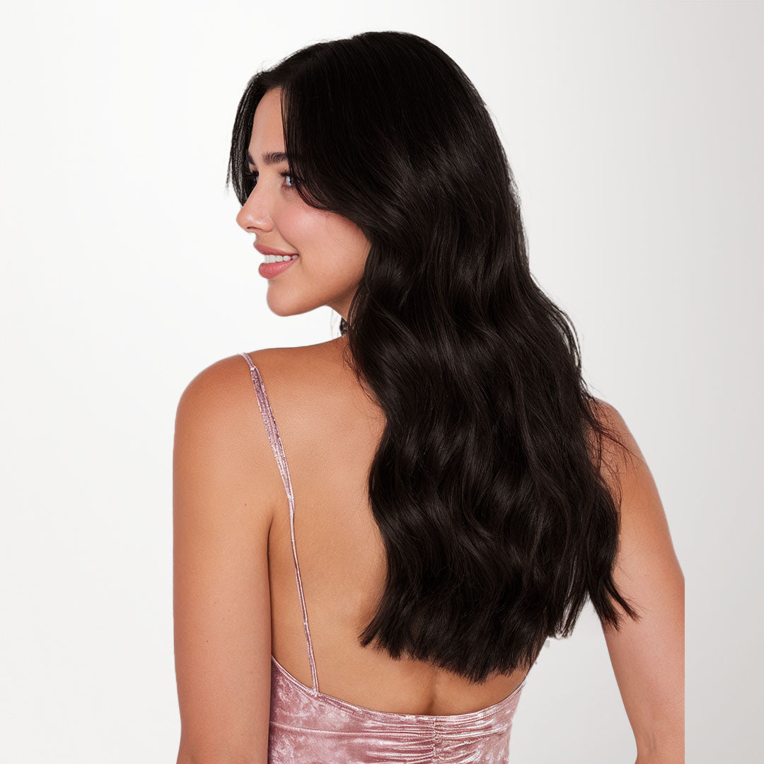 Dark Brown (2) Classic Clip-Ins [Clearance]_100% Remy Human Hair.