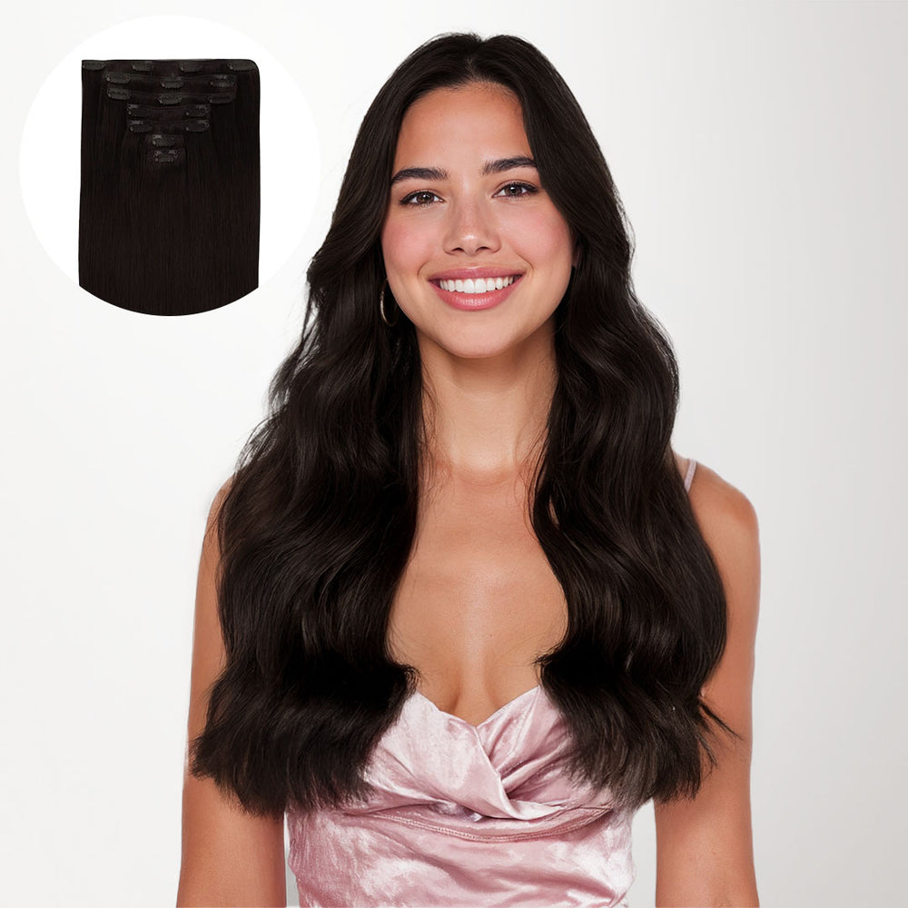 Dark Brown (2) Classic Clip-Ins (120g-150g)