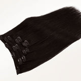 Dark Brown (2) Classic Clip-Ins [Clearance]_100% Remy Human Hair.