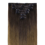 Classic Clip in Hair Extensions 120G_100% Remy Human Hair.