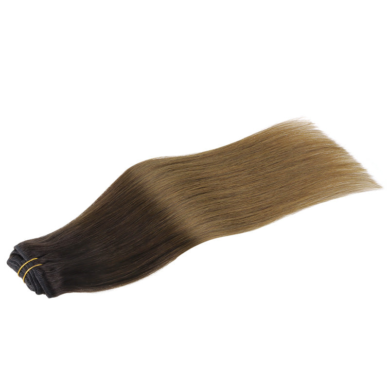 Classic Clip in Hair Extensions 120G_100% Remy Human Hair.