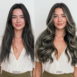 Black to Light Blonde Balayage (1B/19/1B) Tape-Ins 50g-100% Remy Human Hair.