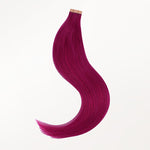 Burgundy Red Color Tape-Ins (25g-30g)_100% Remy Human Hair.