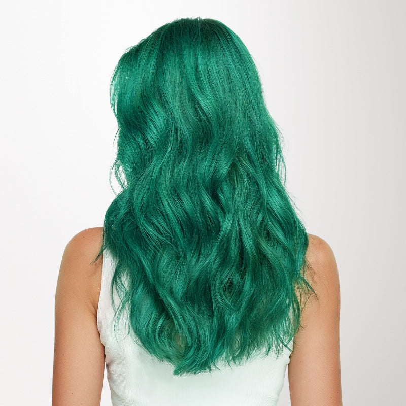 Green Color Tape-Ins (25g-30g)_100% Remy Human Hair.