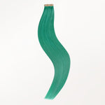 Green Color Tape-Ins (25g-30g)_100% Remy Human Hair.