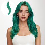 Green Color Tape-Ins (25g-30g) _100% Remy Human Hair.