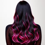 Hot Pink Color Tape-Ins (25g-30g)_100% Remy Human Hair.