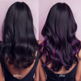 Violet Color Tape-Ins (25g-30g)_100% Remy Human Hair.