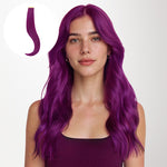 Violet Color Tape-Ins (25g-30g)_100% Remy Human Hair.