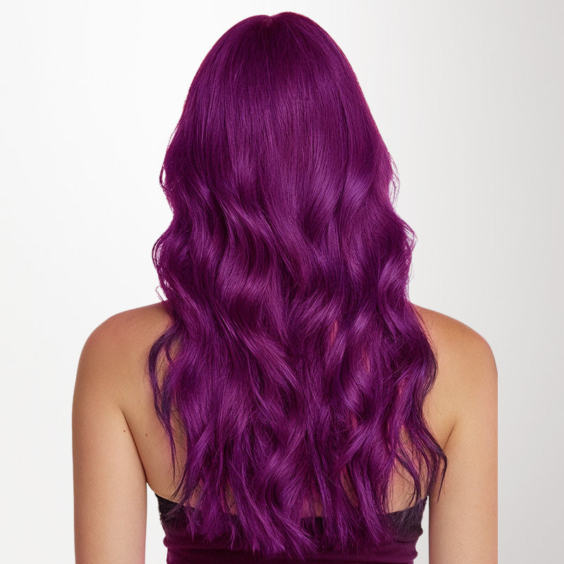 Violet Color Tape-Ins (25g-30g)_100% Remy Human Hair.