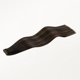 Dark Brown Balayage (2/6/2) Butterfly Weft Hair Extensions (100g-150g)_100% Remy Human Hair.