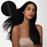 Jet Black (1) Butterfly Weft Hair Extensions (100g-160g)-100% Remy Human Hair.
