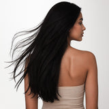 Jet Black (1) Butterfly Weft Hair Extensions (100g-160g)-100% Remy Human Hair.