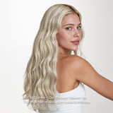 Ash Blonde Highlights (17A/60A) Full Classic Clip-Ins (160g-220g)_100% Remy Human Hair.