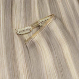 Ash Blonde Highlights (17A/60A) Full Classic Clip-Ins (160g-220g)_100% Remy Human Hair.