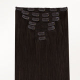 Light Brown (2A) Full Classic Clip-Ins (160g-220g)_100% Remy Human Hair.