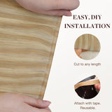 Dirty Blonde Highlights (18D/22F) Genius Tape Weft Hair Extensions 60g-100% Remy Human Hair.