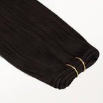 Natural Black (1B) Genius Tape Weft Hair Extensions 60g_100% Remy Human Hair.