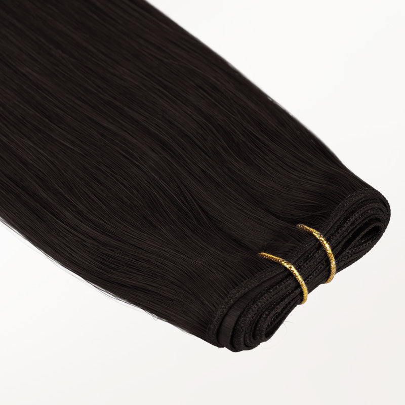 Natural Black (1B) Genius Tape Weft Hair Extensions 60g_100% Remy Human Hair.