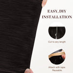 Natural Black (1B) Genius Tape Weft Hair Extensions 60g_100% Remy Human Hair.