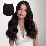 Natural Black (1B) Genius Tape Weft Hair Extensions 60g_100% Remy Human Hair.