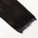 Dark Brown Balayage (2/6/2) Genius Tape Weft Hair Extensions 60g_100% Remy Human Hair.