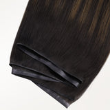 Dark Brown Balayage (2/6/2) Genius Tape Weft Hair Extensions 60g_100% Remy Human Hair.
