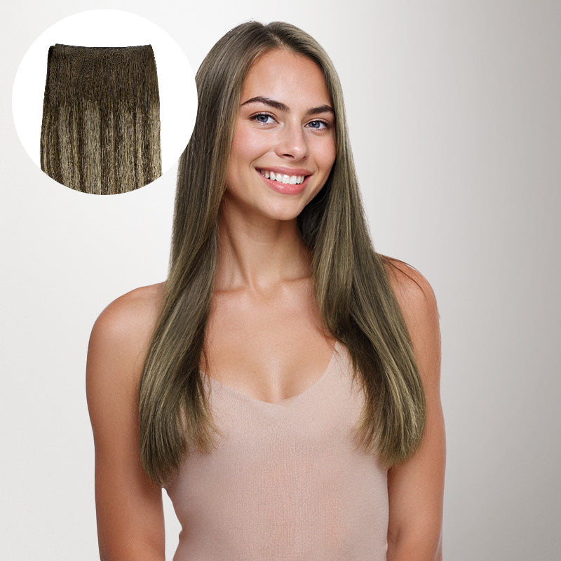 Honey Blonde Balayage (4/26/4) Genius Tape Weft Hair Extensions 60g_100% Remy Human Hair.