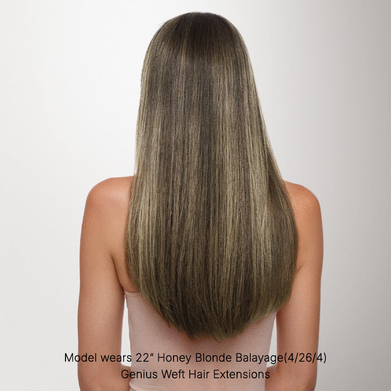 Honey Blonde Balayage (4/26/4) Genius Tape Weft Hair Extensions 60g_100% Remy Human Hair.