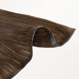 Chocolate Brown (4A) Genius Tape Weft Hair Extensions 60g_100% Remy Human Hair.