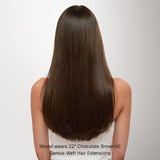 Chocolate Brown (4A) Genius Tape Weft Hair Extensions 60g_100% Remy Human Hair.