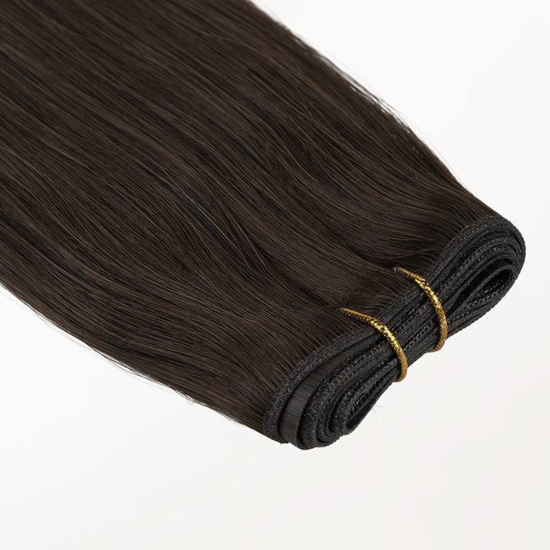 Dark Brown (2) Genius Tape Weft Hair Extensions 60g_100% Remy Human Hair.