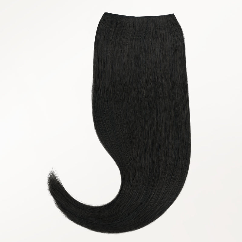 Jet Black (1) Genius Tape Weft Hair Extensions 60g_100% Remy Human Hair.