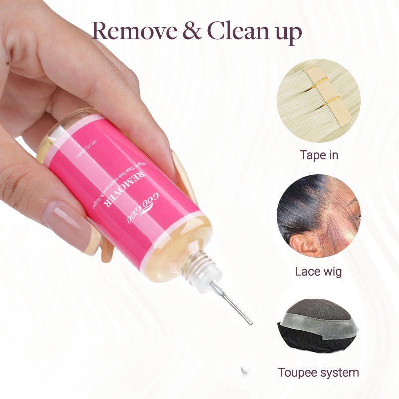 Glue Remover_100% Remy Human Hair.