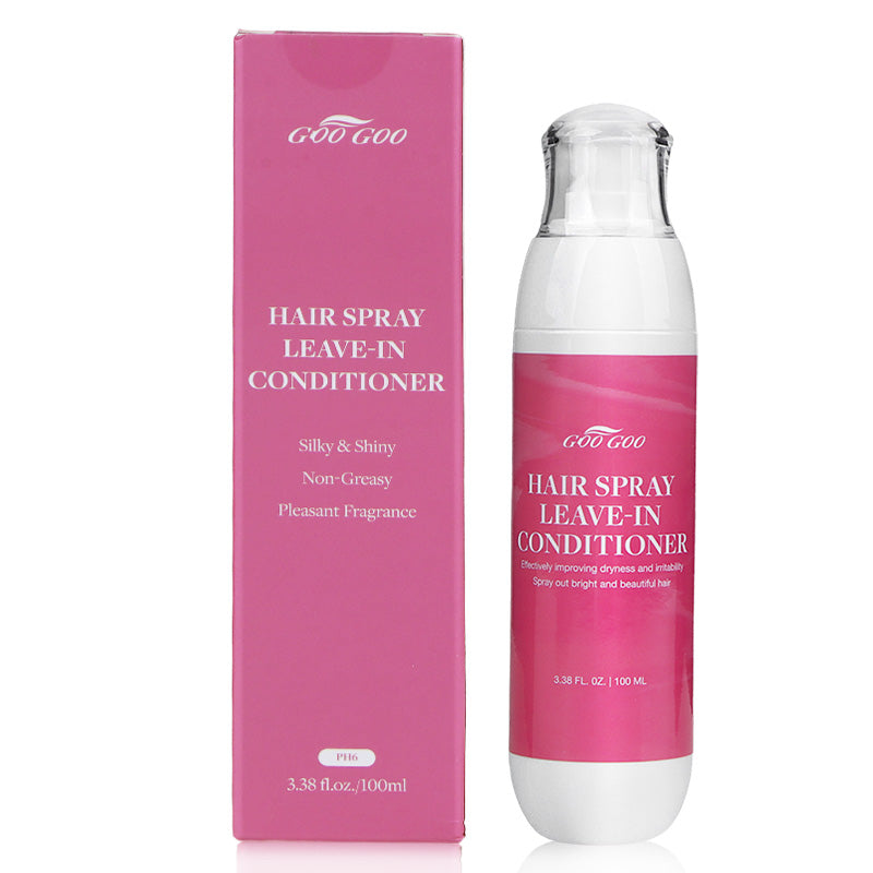 Hair Spray Leave-in Conditioner & Hold Styling Spray_100% Remy Human Hair.