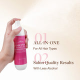 Hair Spray Leave-in Conditioner & Hold Styling Spray_100% Remy Human Hair.