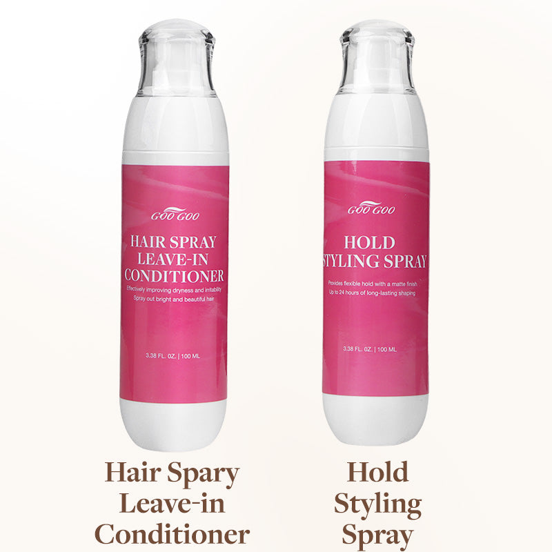 Hair Spray Leave-in Conditioner & Hold Styling Spray_100% Remy Human Hair.