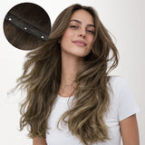 Honey Blonde Balayage (4/26/4) Butterfly Weft Hair Extensions (100g-150g)_100% Remy Human Hair.