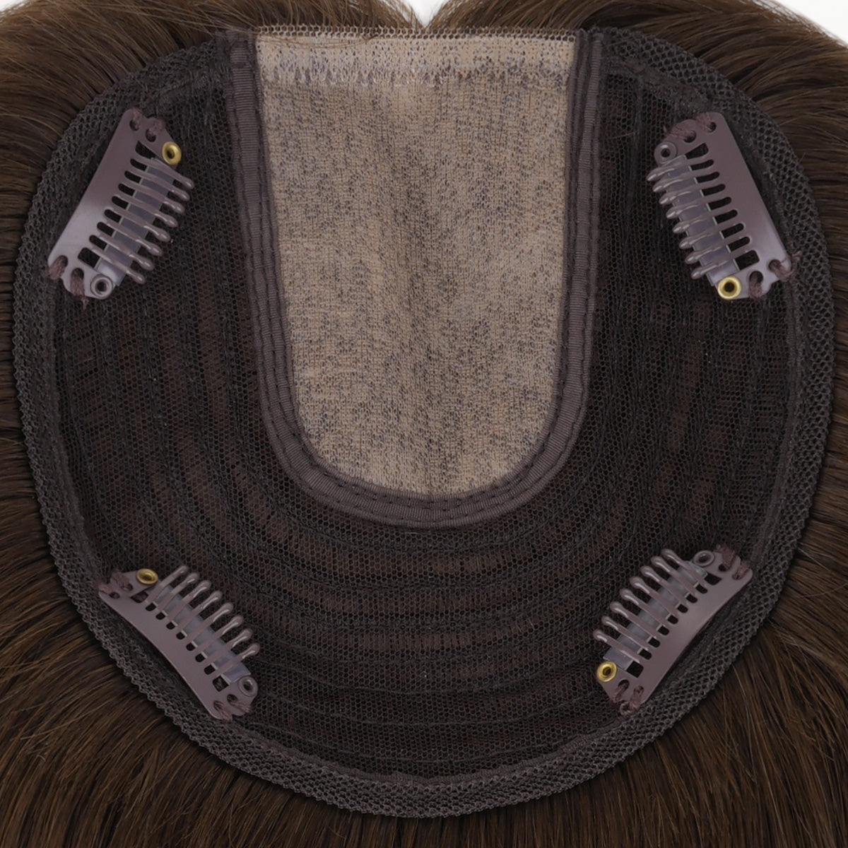  Light Blonde Highlights (16/22A) Topper-100% Remy Human Hair.