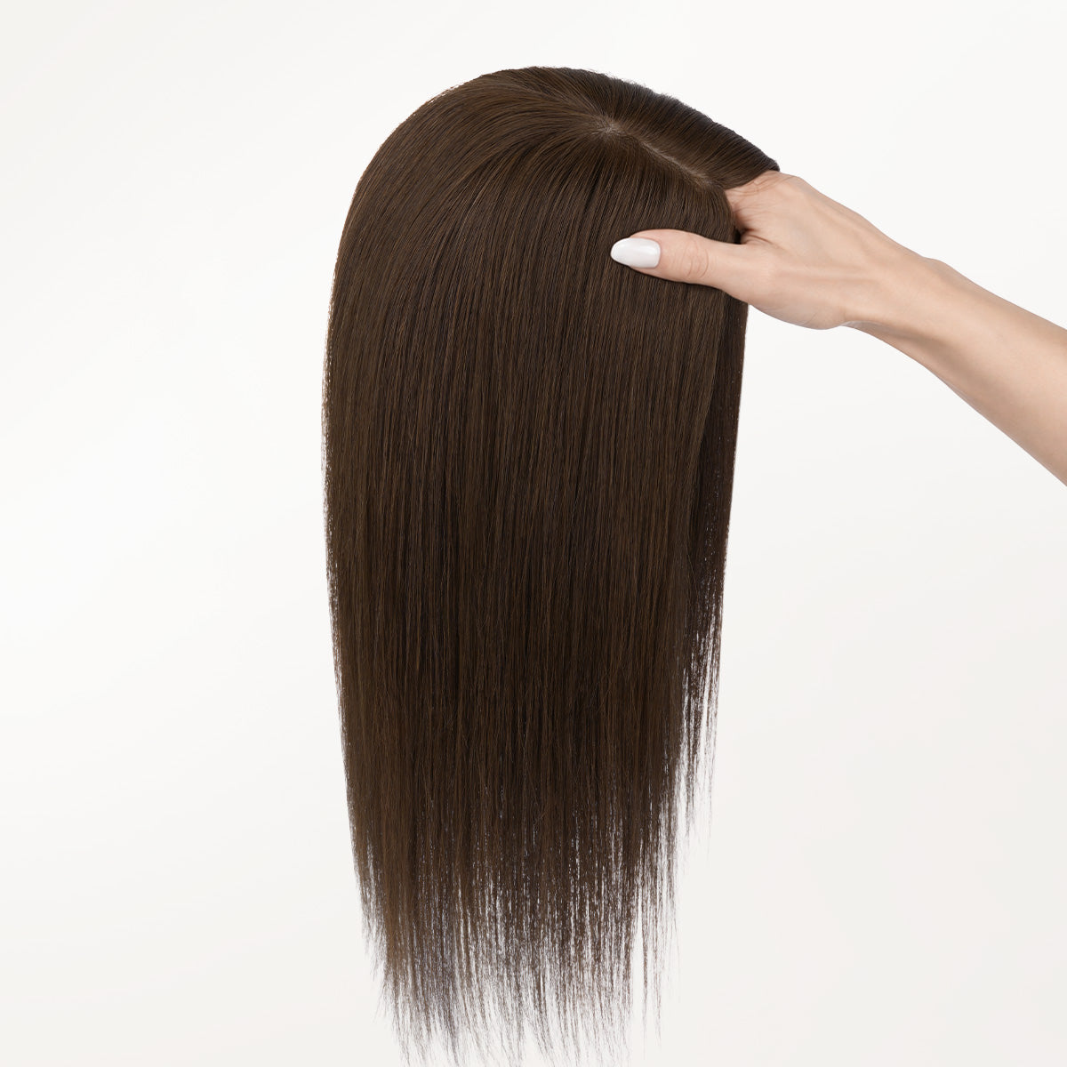  Light Blonde Highlights (16/22A) Topper-100% Remy Human Hair.