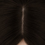  Chocolate Brown (4A) Topper-100% Remy Human Hair.