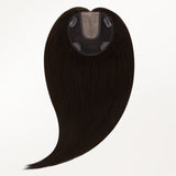  Chocolate Brown (4A) Topper-100% Remy Human Hair.