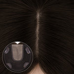  Chocolate Brown (4A) Topper-100% Remy Human Hair.