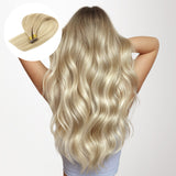 Natural Blonde Balayage (18ET90A) I-Tip Hair Extensions 50g_100% Remy Human Hair.