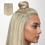 Ash Blonde Highlights (17A/60A) Invisi Edge Seamless Clip-Ins (140g-160g)_100% Remy Human Hair.