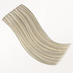 Ash Blonde Highlights (17A/60A) Invisi Edge Seamless Clip-Ins (140g-160g)_100% Remy Human Hair.